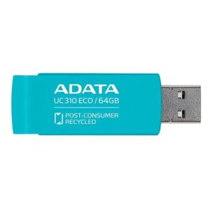 MEMORIA USB 3.2 64GB ADATA VERDE UC310E-64G-RGN