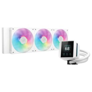 ENFRIAMIENTO LIQUIDO RGB DEEPCOOL MYSTIQUE 360 WH ARGB 3 EN 1 360MM  AM5/AM4 Y LGA1851/1700 EN ADELANTE R-LX360-WHDSNMCP-G-1