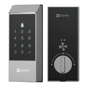 CERRADURA INTELIGENTE EZVIZ CS-DL04-R100-WBCP-GR(M)(O-STD) (E) CON CODIGO DE ACCESO WIFI 2.4 GHZ 310500562