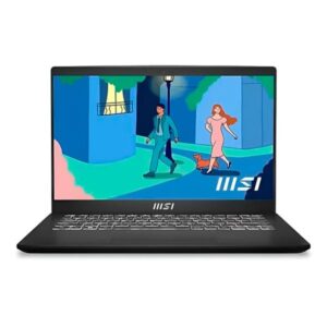 LAPTOP MSI MODERN 14 C7M-251XCR 9S7-14JK12-251 14" RYZEN 5 7530U 16GB ONBOARD 512GB SSD BLACK SIN SISTEMA OPERATIVO-SPANISH