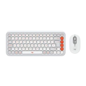 TECLADO Y MOUSE LOGITECH POP ICON COMBO INALÁMBRICO BLUETOOTH ESPAÑOL 920-013055