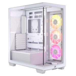 CASE RGB CORSAIR ICUE LINK 3500X TORRE MEDIA ACERO 3 ABANICOS LATERALES CC-9011281-WW