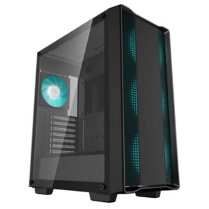 CASE RGB DEEPCOOL CC560 V2 MID TOWER VENTILADORES 4 DE 120MM  CON VIDRIO LATERAL Y MALLA FRONTAL R-CC560-BKGAA4-G-2