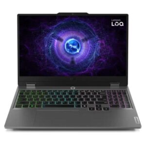 LAPTOP GAMING LENOVO LOQ 15IAX9 15.6" CORE I5-12450HX 12GB 512GB SSD NVIDIA GEFORCE RTX 3050 WIN 11 HOME INGLES 83GS001CUS