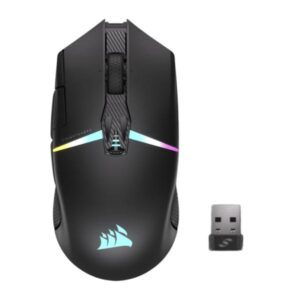 MOUSE GAMING RGB CORSAIR NIGHTSABRE INALÁMBRICO 2.4 GHZ 26000 DPI CH-931B011-NA