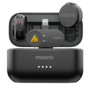 MICROFONO MAONO WM650 PB2 INALAMBRICO CON RECEPTOR LIGHTNING CON CANCELACION DE RUIDO