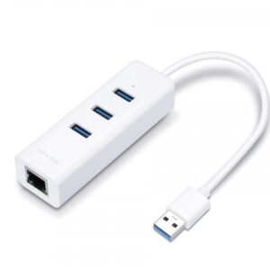HUB TP LINK USB 3.0 3 PUERTO HUB & GIGABIT ETHERNET UE330