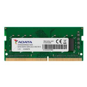 MEMORIA RAM PARA LAPTOP 8GB ADATA AD4S32008G22-SGN DDR4 3200MHZ CL22 1.2V