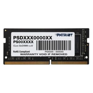 MEMORIA RAM PARA LAPTOP 8GB PATRIOT PSD48G320081S SL DDR4 3200MHZ CL22 1.2V