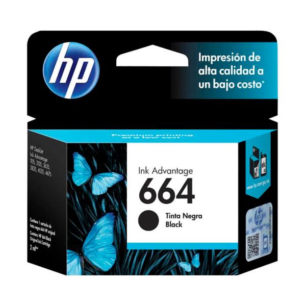 TINTA HP #664 BLACK F6V29AI