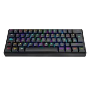 TECLADO GAMING RGB EAGLE WARRIOR KAY182U0003C  60% MECÁNICO INALÁMBRICO BT ESPAÑOL
