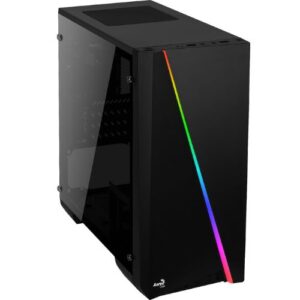 CASE GAMING RGB AEROCOOL CYLON MINI MINI TOWER VENTILADOR 1 DE 80MM CON VIDRIO LATERAL ACCM-PV12013.11