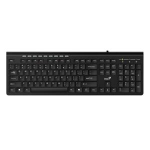 TECLADO GENIUS SLIMSTAR 230II MEMBRANA ALÁMBRICO USB ESPAÑOL 31310048401