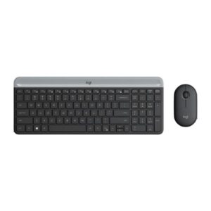 TECLADO Y MOUSE LOGITECH MK470 SLIM COMBO INALÁMBRICO 2.4 GHZ INGLÉS 920-009437