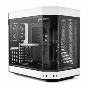 CASE GAMING HYTE Y60 MID TOWER  VENTILADORES 3 DE 120MM CON VIDRIO FRONTAL, LATERAL Y ESQUINA CS-HYTE-Y60-BW