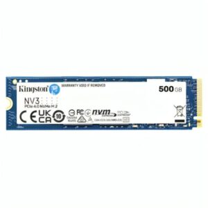 HD INTERNO SOLIDO 500GB M.2 PCIe 4.0 NVMe KINGSTON NV3 SNV3S/500G