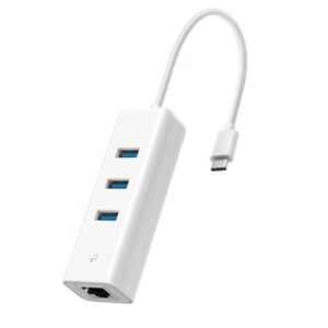 ADAPTADOR TP LINK UE330C(UN) USB-C 3 PUERTOS USB 1 PUERTO GIGABIT ETHERNET 5 GBPS