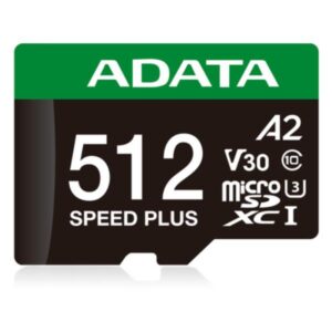 MEMORIA MICRO SDXC 512GB ADATA UD512GUI3V30A2SP-RA1 CLASE 10 180MB/S / 160MB/S