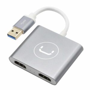 HUB  UNNO TEKNO HB1102SV USB-A 2 PUERTOS HDMI