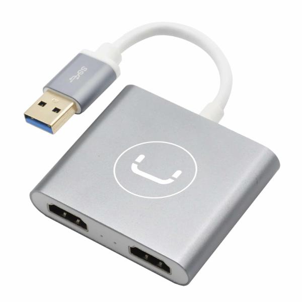 HUB UNNO TEKNO HB1102SV USB-A 2 PUERTOS HDMI