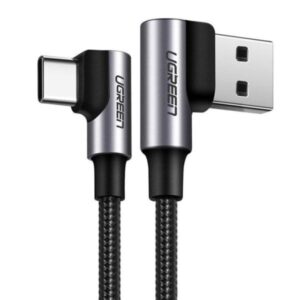 CABLE USB-A ANGULO RECTO A USB-C ANGULO RECTO UGREEN US176 2M 20857