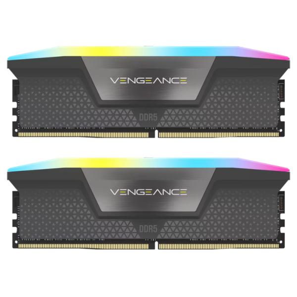 MEMORIA RAM PC 32GB (2X16GB) CORSAIR VENGEANCE RGB DDR5 6400MHZ CL36 1.35V CMH32GX5M2B6400Z36