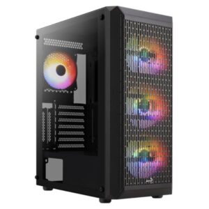 CASE RGB AEROCOOL BEAM-G-BK-V2 MID TOWER VENTILADORES 4 DE 120MM CON VIDRIO VIDRIO LATERAL Y FRONTAL ACCM-PV37043.11