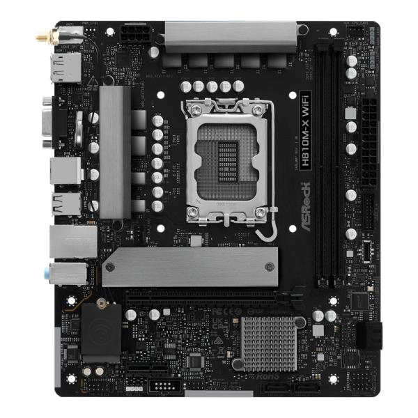 TARJETA MADRE ASROCK H810M-X WIFI LGA1851 MICRO ATX DDR5