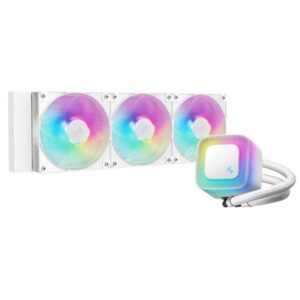 ENFRIAMIENTO LIQUIDO RGB DEEPCOOL LE360 WH V2 AIO 360MM R-LE360-WHAMMN-G-2