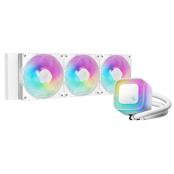ENFRIAMIENTO LIQUIDO RGB DEEPCOOL LE360 WH V2 AIO 360MM R-LE360-WHAMMN-G-2
