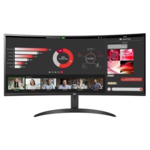 MONITOR LG ULTRAWIDE 34 CURVO 21"9 3440 X 1440 (WQHD) 100 HZ PANEL VA HDR10 FREESYNC / HDMI / DISPLAYPORT 34WR50QC-B