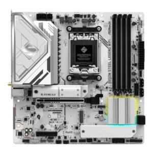 TARJETA MADRE ASROCK B850M STEEL LEGEND WIFI AM5 MICRO ATX DDR5 MB-B850MSLWIFI