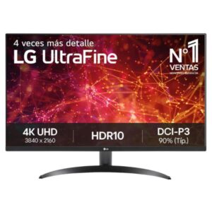 MONITOR GAMING LG 32UR500K-B 31.5" PLANO 3840 X 2160 60HZ 4K UHD VA HDR10 DP Y HDMI