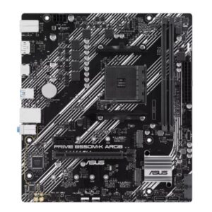 TARJETA MADRE ASUS PRIME B550M-K ARGB AM4 MICRO ATX DDR4 90MB1GC0-M0EAY0