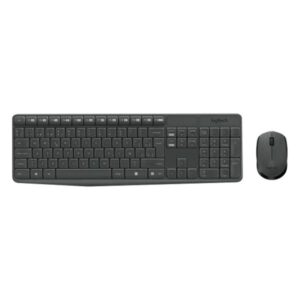 TECLADO Y MOUSE LOGITECH MK235 MEMBRANA INALÁMBRICO 2.4 GHZ ESPAÑOL 920-007901