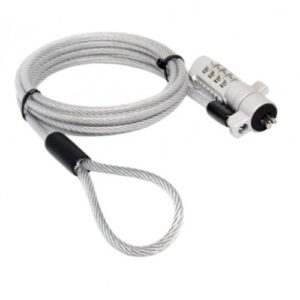 CANDADO DE SEGURIDAD UNNO PARA LAPTOP KL6010SV CON COMBINACION TIPO NOBLE