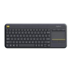 TECLADO LOGITECH K400 PLUS MEMBRANA INALÁMBRICO  BLUETOOTH INGLÉS CON TOUCHPAD INTEGRADO 920-007119