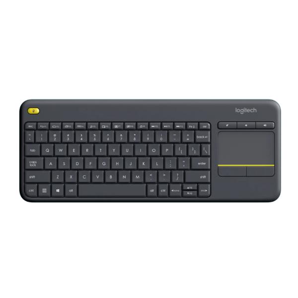 TECLADO LOGITECH K400 PLUS MEMBRANA INALÁMBRICO BLUETOOTH INGLÉS CON TOUCHPAD INTEGRADO 920-007119