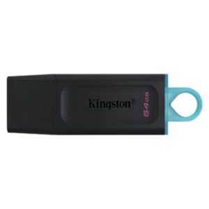 MEMORIA USB 64GB 3.2 KINGSTON GEN 1 EXODIA BLACK/TEAL DTX/64GB